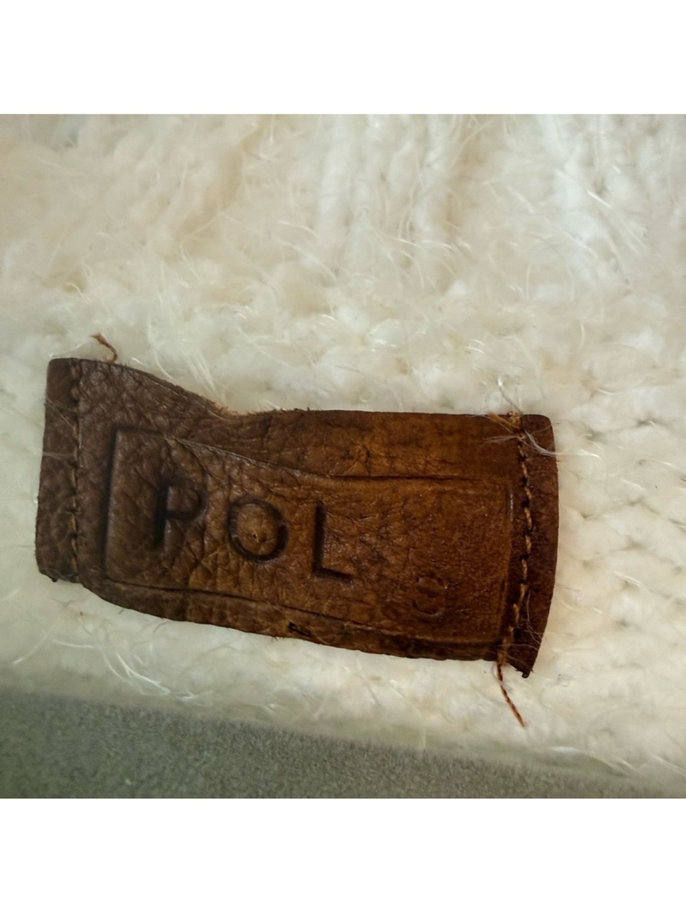 POL Distressed Eyelash Knit Sweater Boho Oversized Pullover Boutique Brand - Picture 5 of 6